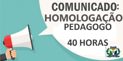 COMUNICADO HOMOLOGAÇÕES