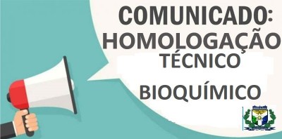 COMUNICADO HOMOLOGAÇÕES