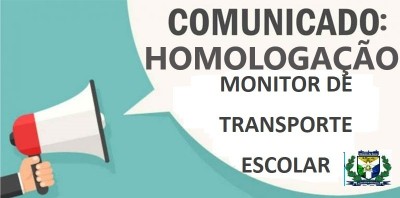 COMUNICADO HOMOLOGAÇÕES