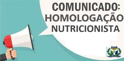 COMUNICADO HOMOLOGAÇÕES