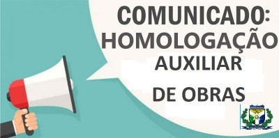 COMUNICADO HOMOLOGAÇÕES