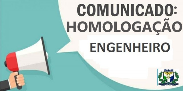 HOMOLOGAÇÃO DE INSCRIÇÕES - ENGENHEIRO