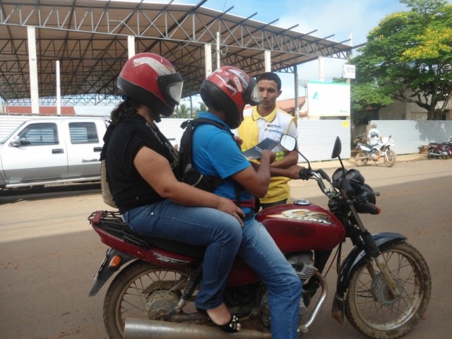 Equipe da Ciretran de Mirante da Serra promove Pit Stop educativo