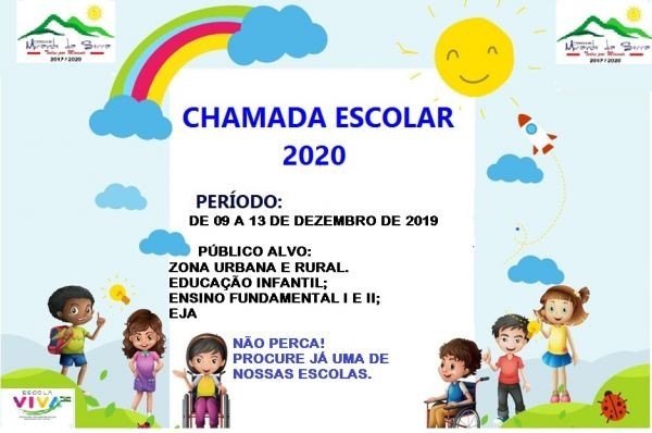 Chamada escolar 2020