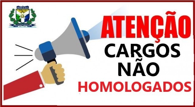 CARGOS NÃO HOMOLOGADOS