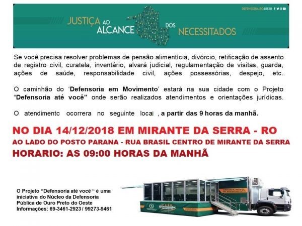 Justiça ao alcance dos necessitados