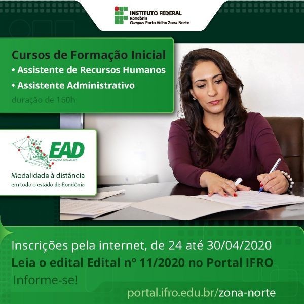 Cursos de formação inicial