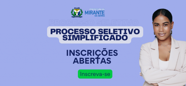 EDITAL Nº002/SEMUG/2024 - PROCESSO SELETIVO SIMPLIFICADO